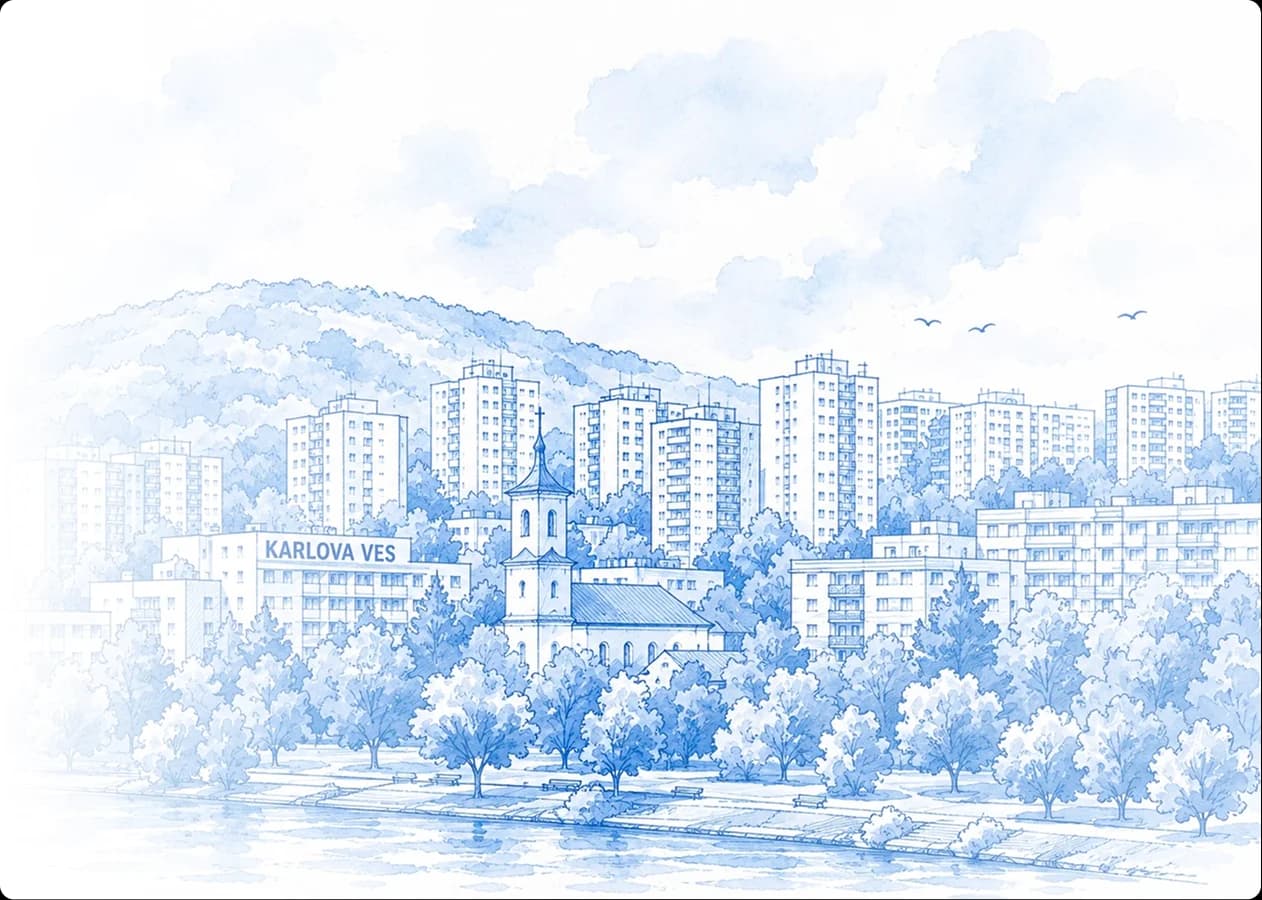 Ilustrácia Karlovej Vsi